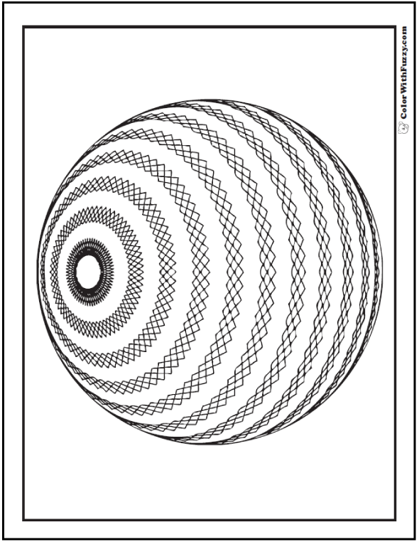 cool 3d coloring pages