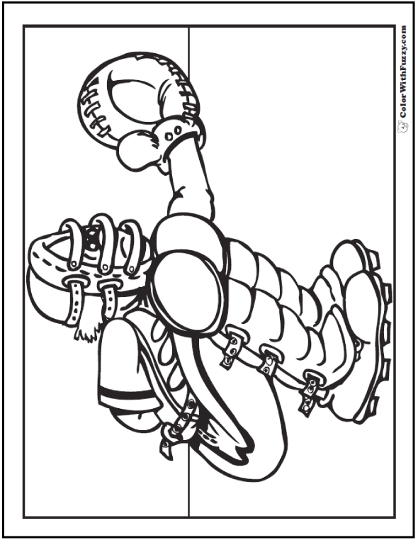 Baseball Coloring Pages Customize And Print PDFs