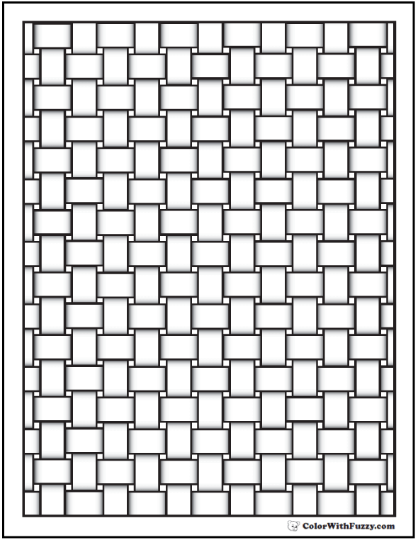 Pattern Coloring Pages: Customize PDF Printables