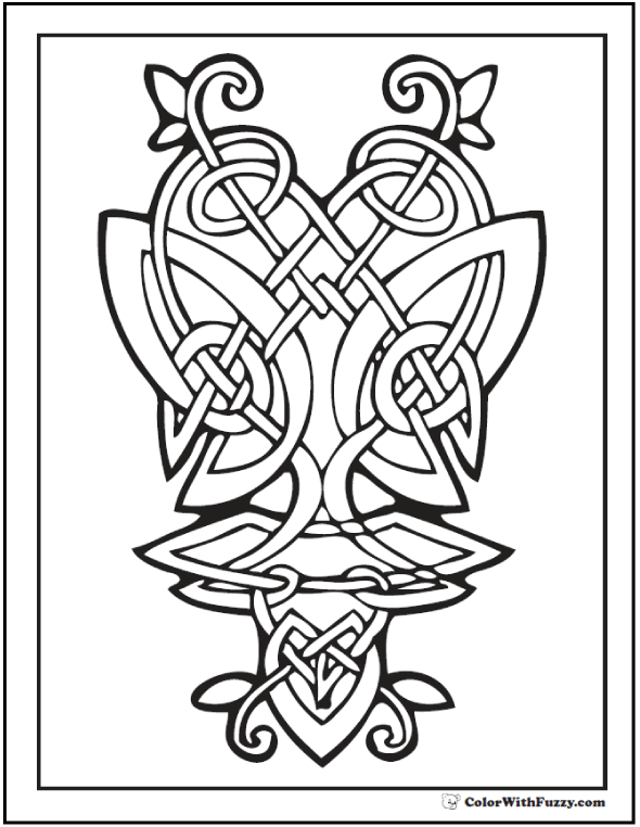celtic designs in color