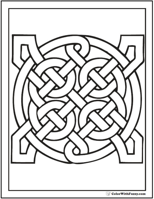 celtic designs in color
