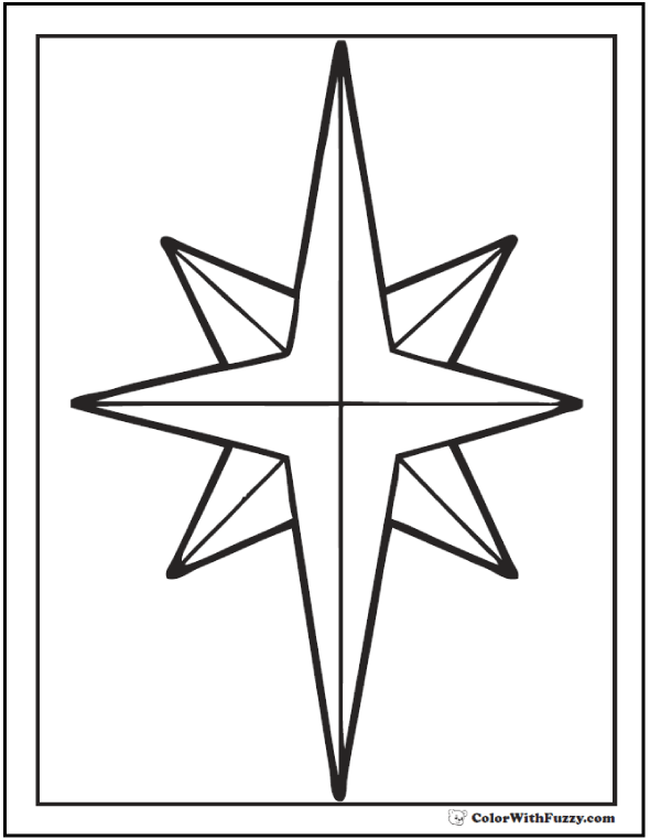 60 Star Coloring Pages Customize And Print Ad free PDF
