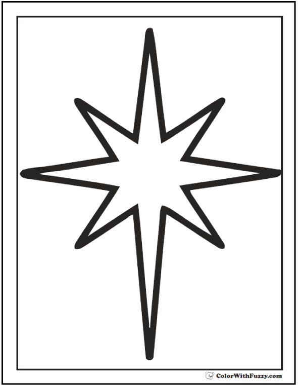 60 Star Coloring Pages Customize And Print PDF