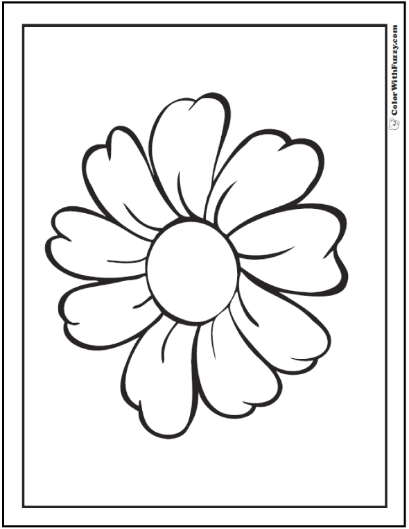 Daisy Coloring Pages 15+ Customizable PDFs