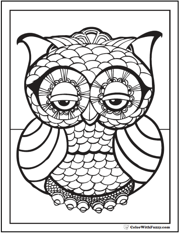 design coloring pages for kids