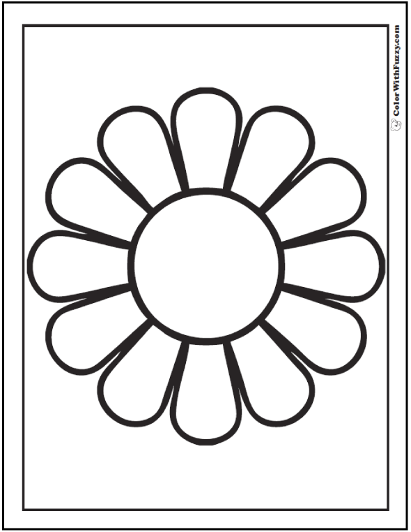 Download Daisy Coloring Pages: 15+ Customizable PDFs