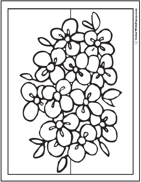 taking care flower coloring pages
