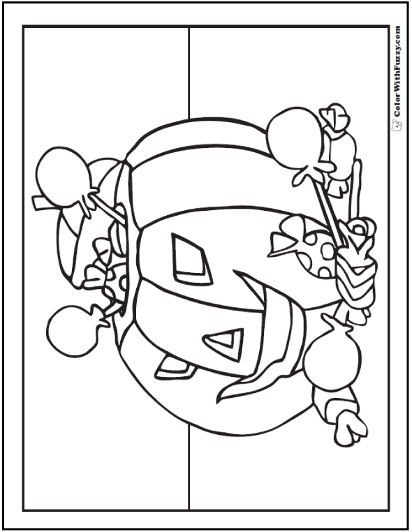 72+ Halloween Printable Coloring Pages: Customizable PDF