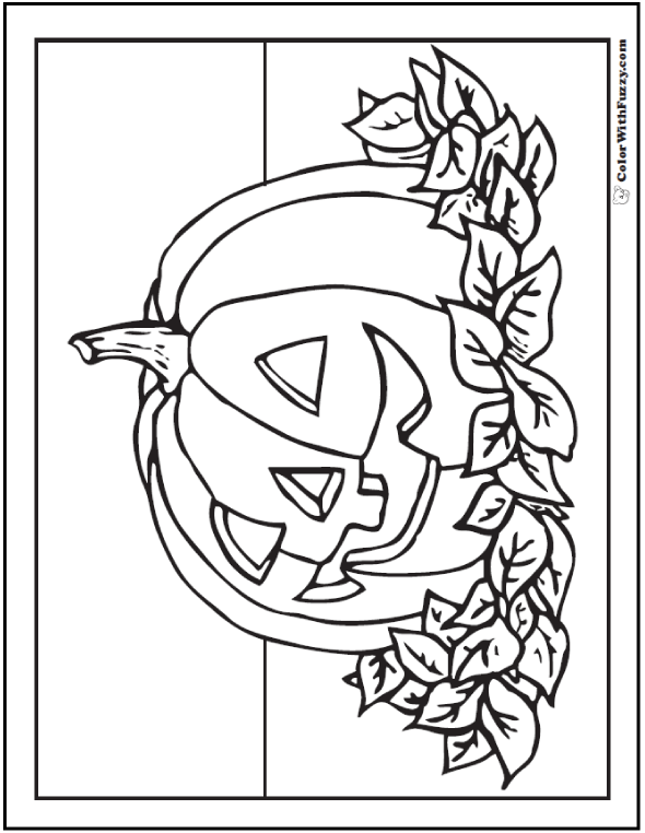 72+ Halloween Printable Coloring Pages: Jack O'Lanterns, Spiders, Bats