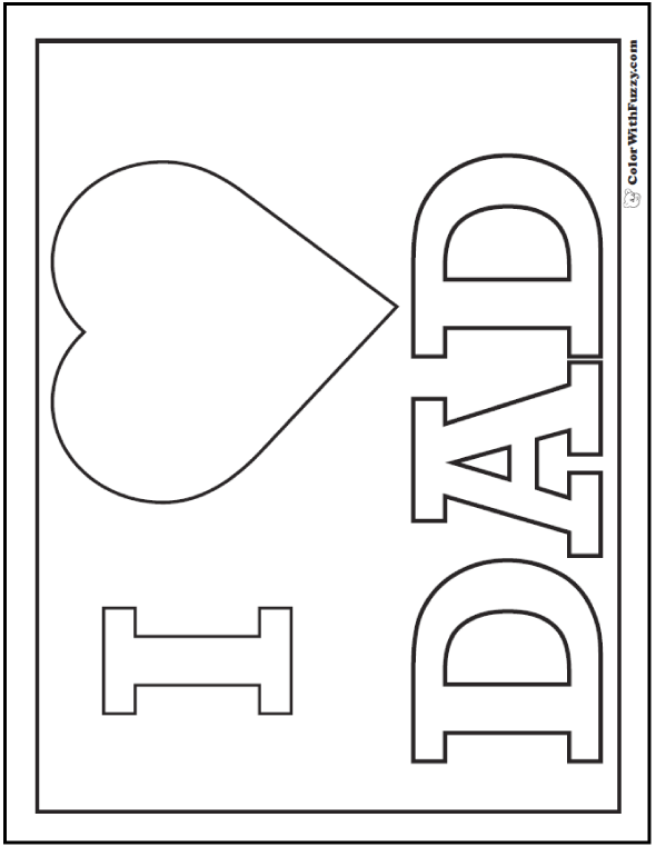 35  Fathers Day Coloring Pages: Print And Customize For Dad