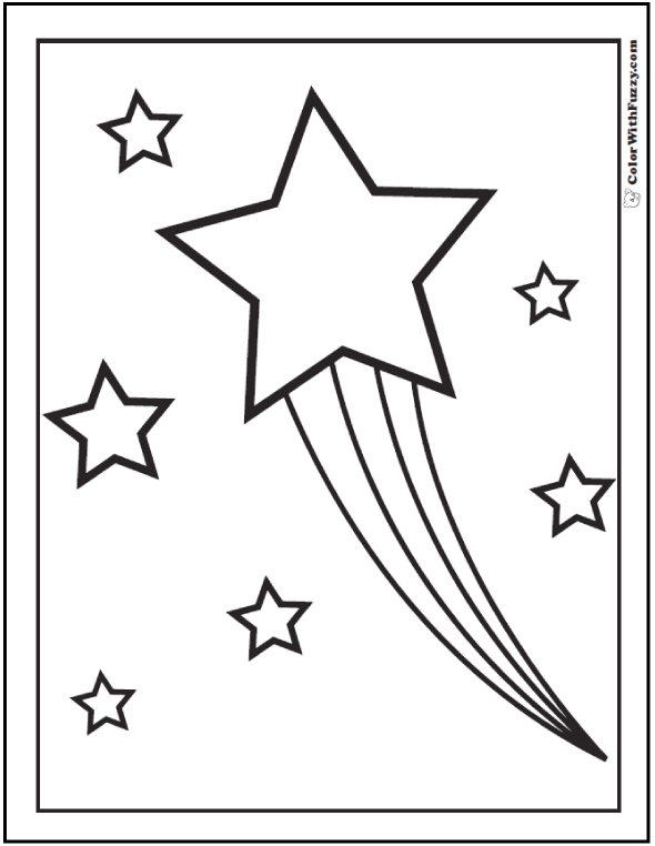 Download 60 Star Coloring Pages Customize And Print Ad-free PDF