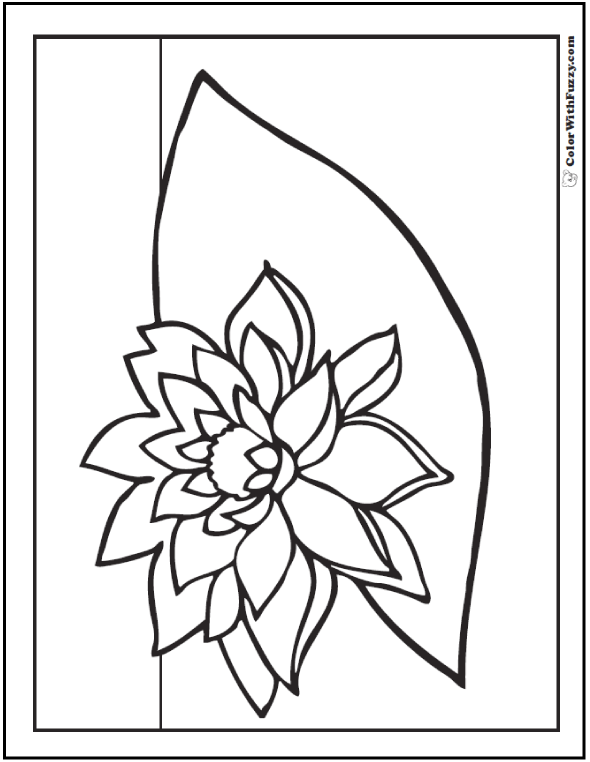 lotus flower coloring pages