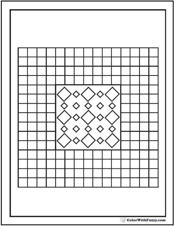 Pattern Coloring Pages Customize Pdf Printables