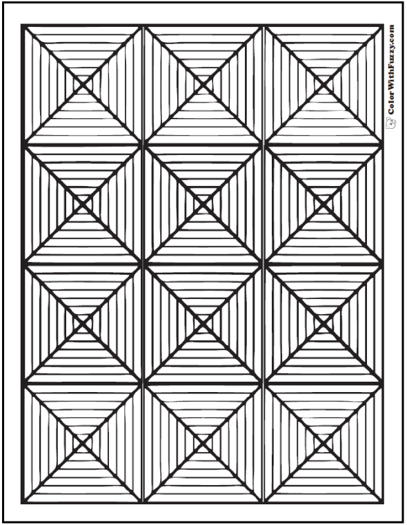 Pattern Coloring Pages ✨ Digital Coloring Pages For Kids And Adults