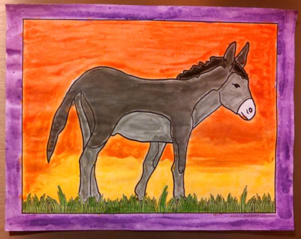 10+ Donkey Coloring Page: Customize Bible And Farm Themes