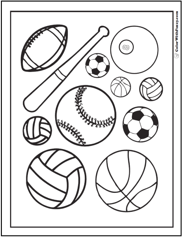 Starry starr Sports Coloring Pages Free Printable