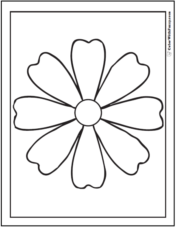 Spring flowers Coloring Page 28+ Customizable Printables