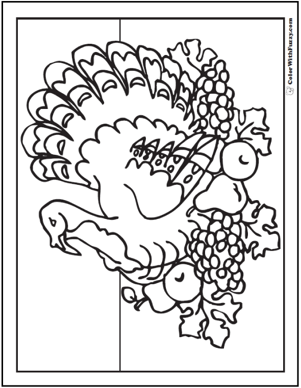68+ Thanksgiving Coloring Page: Customizable PDFs